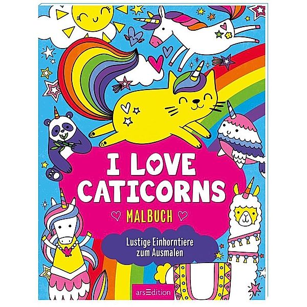 I love Caticorns - Malbuch