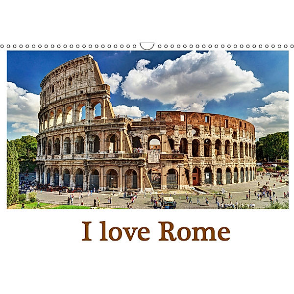 I love Rome (Wall Calendar 2019 DIN A3 Landscape), Atlantismedia