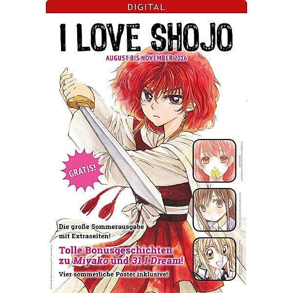 I love Shojo Magazin #8 / I LOVE SHOJO Magazin Bd.8, Mizuho Kusanagi, Arina Tanemura, Taamo, Miyoshi Tomori, Saro Tekkotsu
