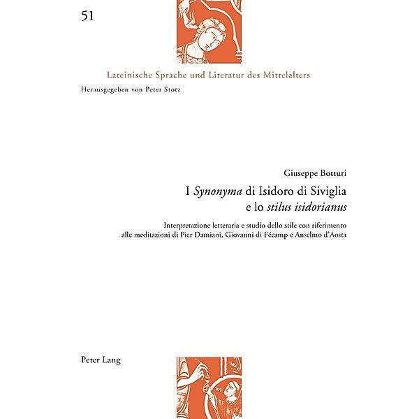 I Synonyma di Isidoro di Siviglia e lo stilus isidorianus, Botturi Giuseppe Botturi