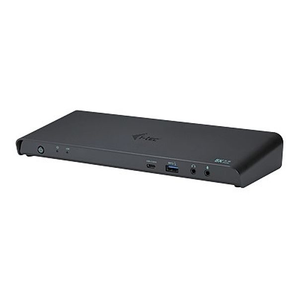 I-TEC USB-C/USB 3.0 3x4K Universal Dockingstation 2xDP 1xHDMI 1xLAN 5x USB 3.0 1x USB-C Data 1x Audio/Mic 60W PD kompatibel mit TB 3