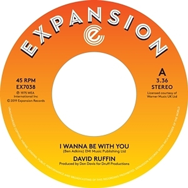I Wanna Be With You/Still In Love With You, David Ruffin