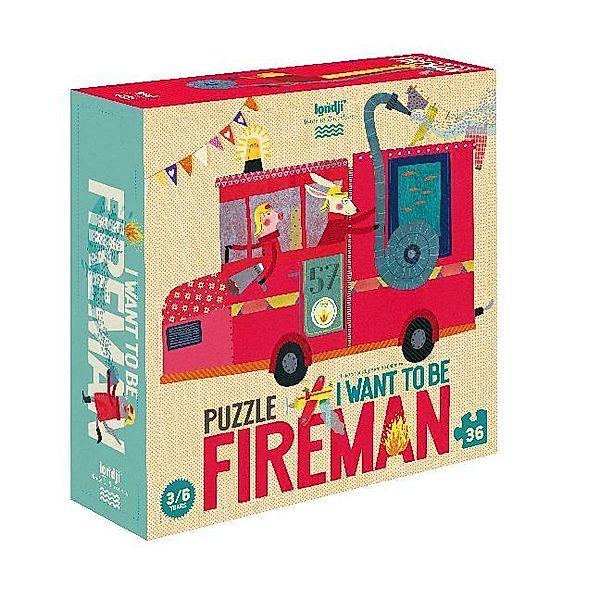 Londji I want to be Fireman (Kinderpuzzle)
