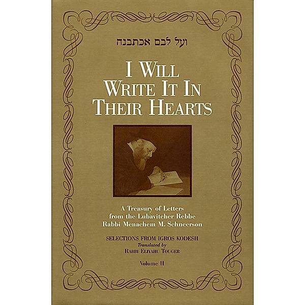 I Will Write It In Their Hearts, Volume 2, Eliyahu Touger