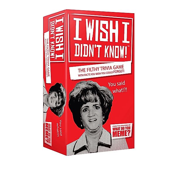 I wish I didn't know - Amerikanische Ausgabe (Spiel), WhatDoYouMeme LLC