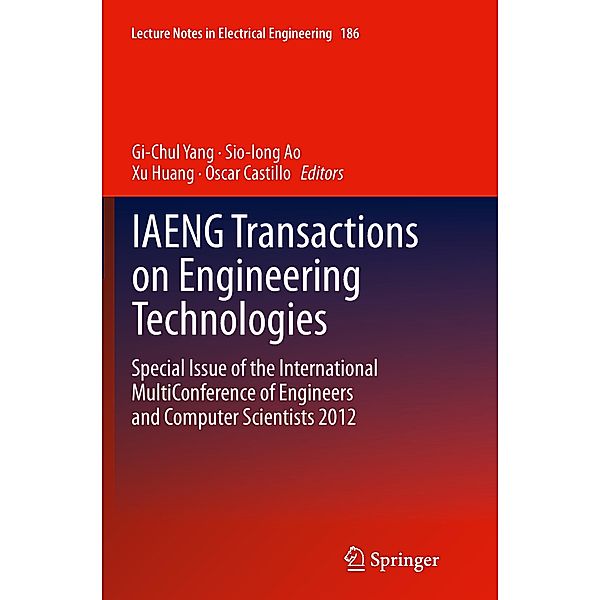 IAENG Transactions on Engineering Technologies