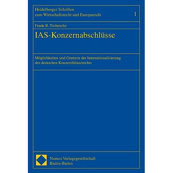 IAS-Konzernabschlüsse, Frank R. Tschesche