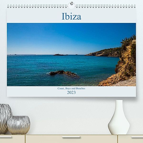 Ibiza, Coast, Bays and Beaches (Premium, hochwertiger DIN A2 Wandkalender 2023, Kunstdruck in Hochglanz), Alexander Wolff