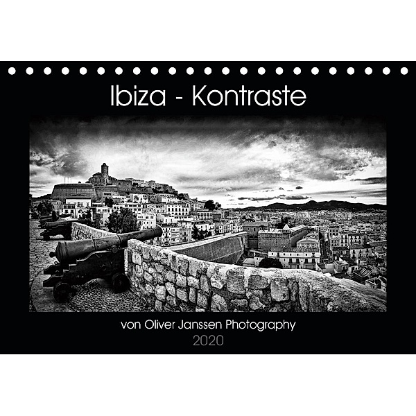Ibiza - Kontraste (Tischkalender 2020 DIN A5 quer), Oliver Janssen