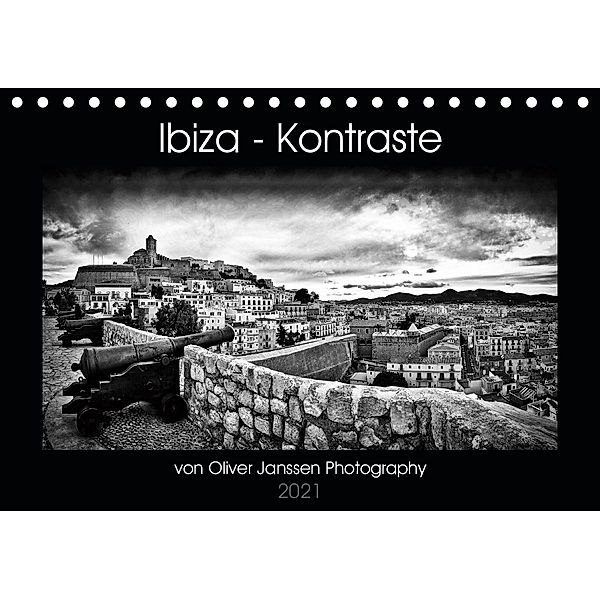 Ibiza - Kontraste (Tischkalender 2021 DIN A5 quer), Oliver Janssen