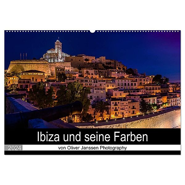 Ibiza und seine Farben (Wandkalender 2024 DIN A2 quer), CALVENDO Monatskalender, Oliver Janssen
