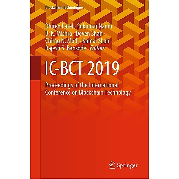 IC-BCT 2019 / Blockchain Technologies