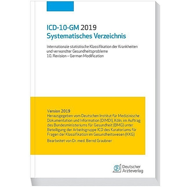 ICD-10-GM 2019 Systematisches Verzeichnis