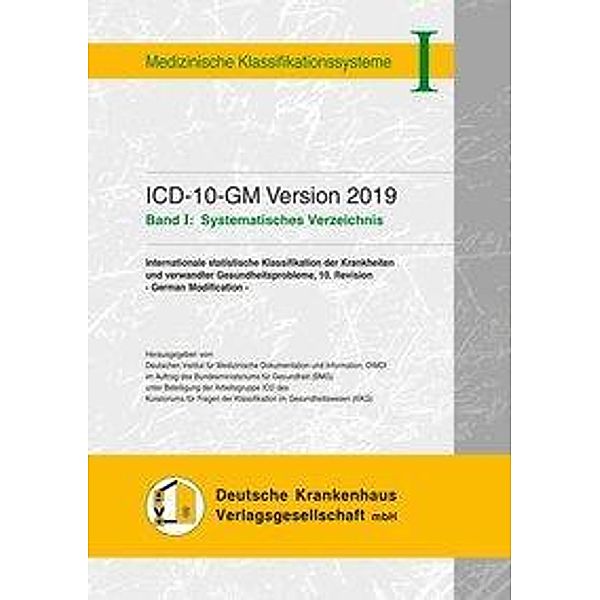 ICD-10-GM Version 2019 / Bd. I