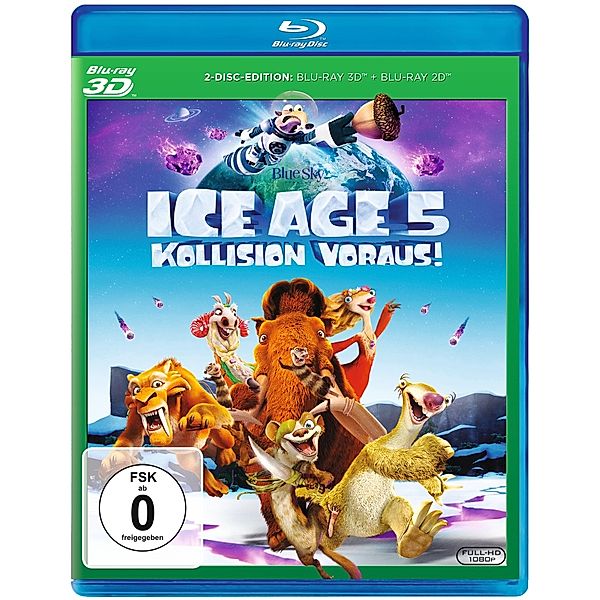 Ice Age 5: Kollision voraus! - 3D-Version, Michael Berg, Jason Fuchs, Aubrey Solomon, Michael J. Wilson