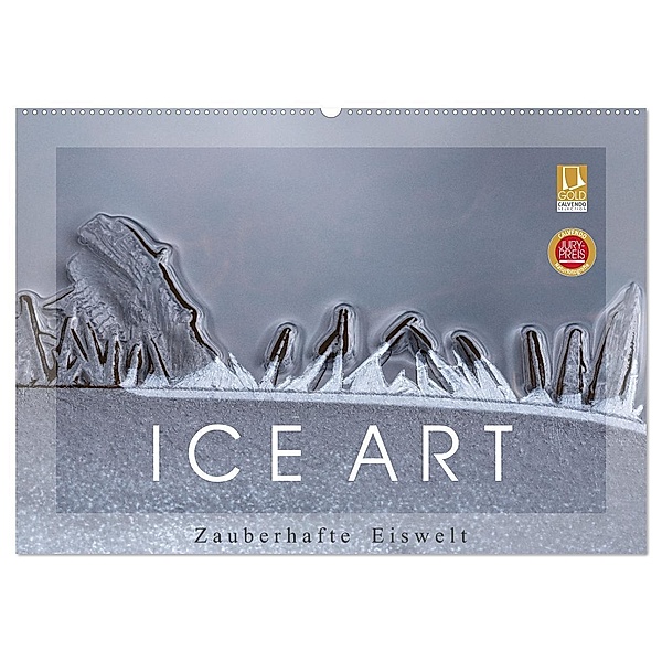 ICE ART - Zauberhafte Eiswelt (Wandkalender 2024 DIN A2 quer), CALVENDO Monatskalender, Reiner Pechmann