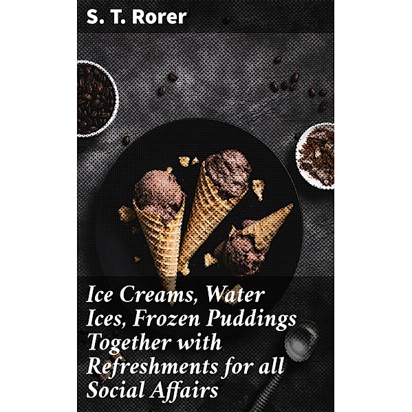 Ice Creams, Water Ices, Frozen Puddings Together with Refreshments for all Social Affairs, S. T. Rorer