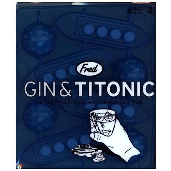 Ice Cube Tray - Gin & Titonic, Eiswürfelform