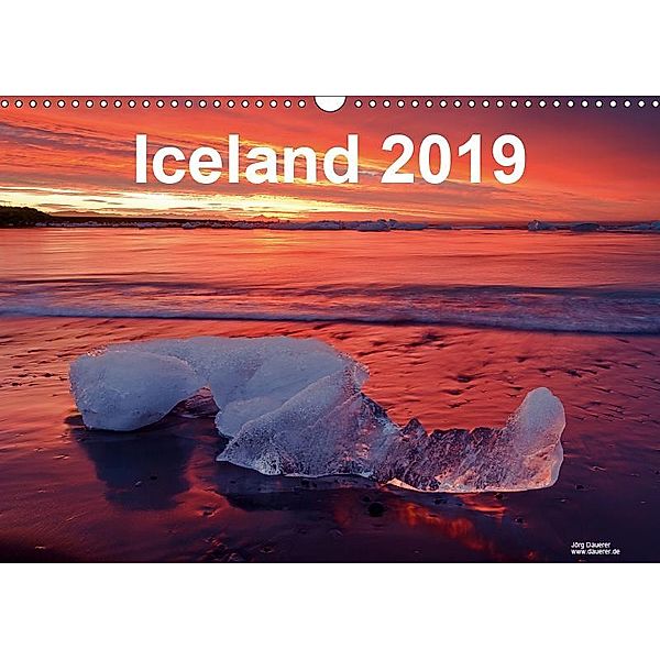 Iceland 2019 (Wall Calendar 2019 DIN A3 Landscape), Jörg Dauerer