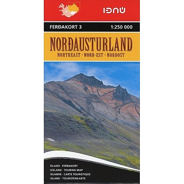 Iceland Northeast 3    1 : 250 000