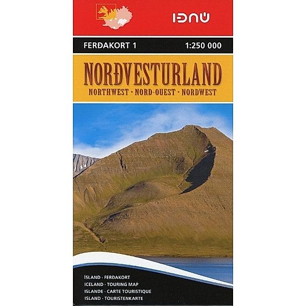 Iceland Northwest 1   1 : 250 000