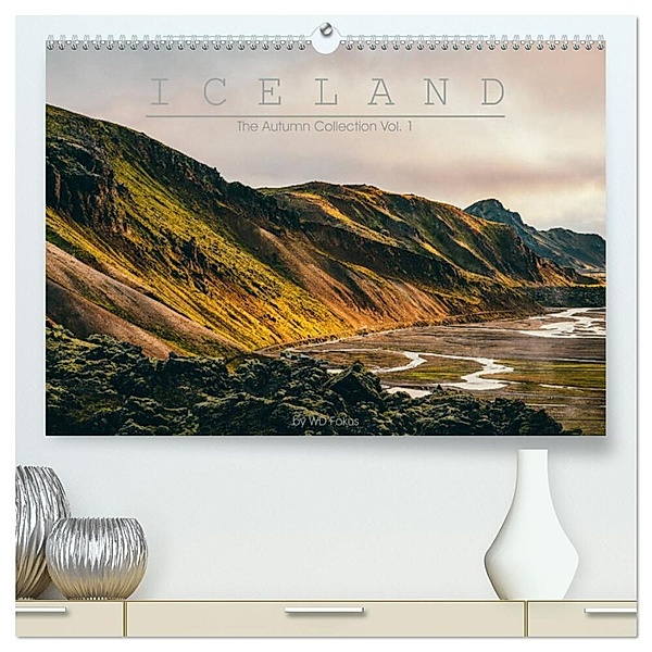 ICELAND - The Autumn Collection Vol. 1 (hochwertiger Premium Wandkalender 2024 DIN A2 quer), Kunstdruck in Hochglanz, WD Fokus