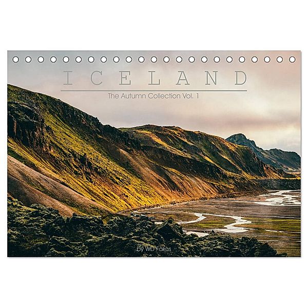 ICELAND - The Autumn Collection Vol. 1 (Tischkalender 2024 DIN A5 quer), CALVENDO Monatskalender, WD Fokus