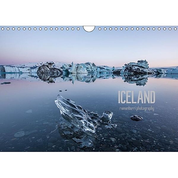 Iceland / UK-Version (Wall Calendar 2017 DIN A4 Landscape), Roman Burri