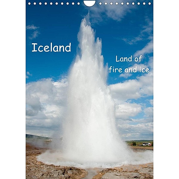 Iceland / UK-Version (Wall Calendar 2023 DIN A4 Portrait), Frauke Scholz