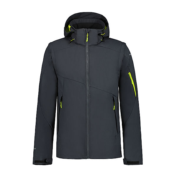 Icepeak ICEPEAK VELLBERG Softshell-Jacke, Herren (Größe: 48) (Farbe: Grau)