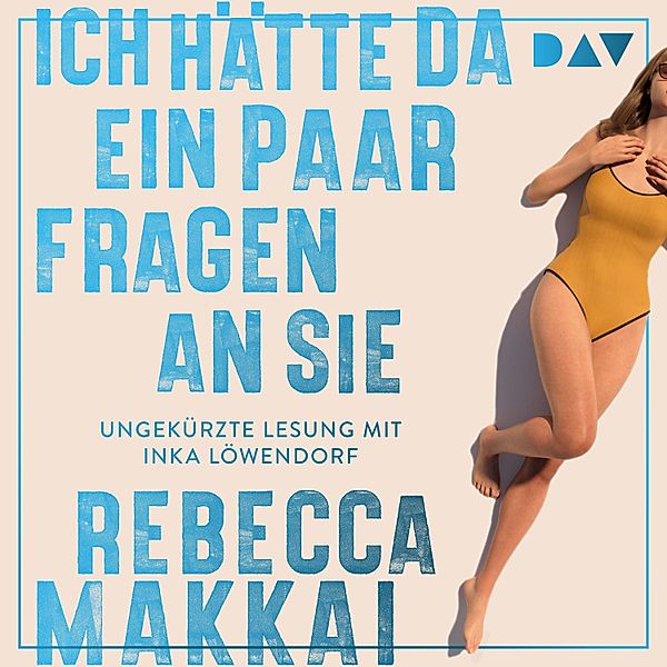 Ich hätte da ein paar Fragen an Sie, Rebecca Makkai