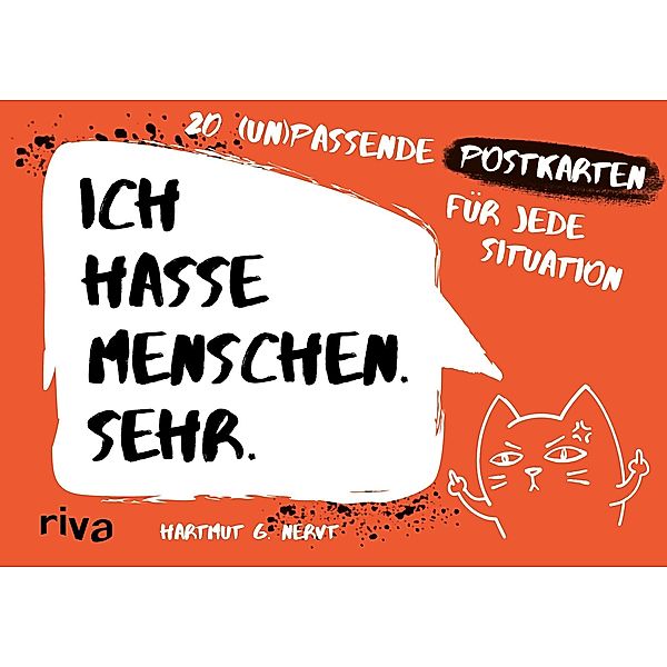 Ich hasse Menschen. Sehr. - 20 (un)passende Postkarten für jede Situation, Hartmut G. Nervt