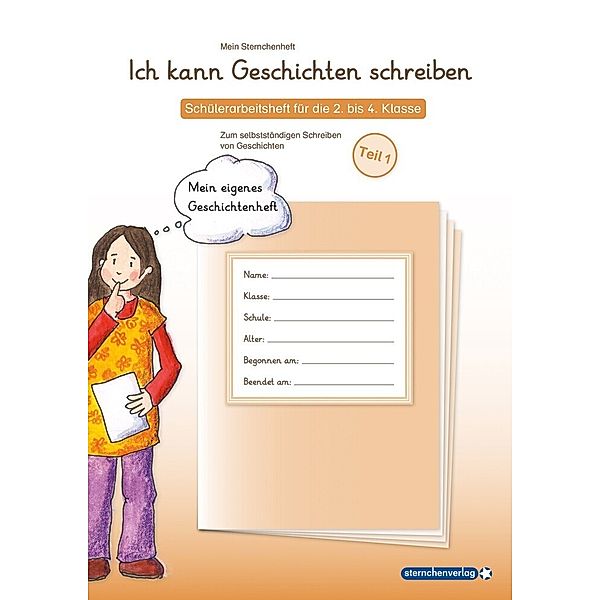 Ich kann Geschichten schreiben.Tl.1, sternchenverlag GmbH, Katrin Langhans