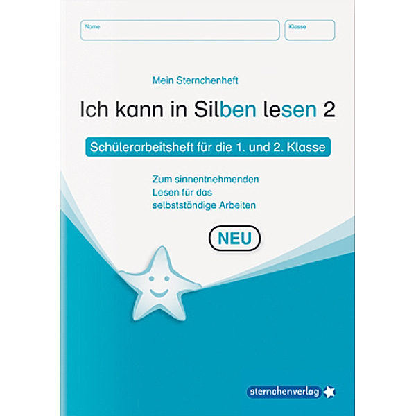 Ich kann in Silben lesen 2 - Schülerarbeitsheft für die 1. und 2. Klasse, sternchenverlag GmbH, Katrin Langhans