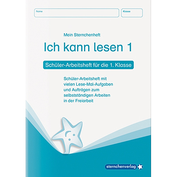 Ich kann lesen 1, Heft für die 1. Klasse, sternchenverlag GmbH, Katrin Langhans