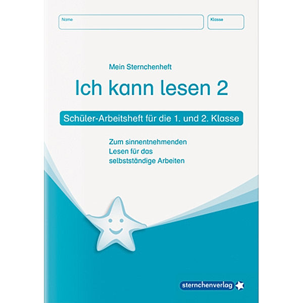 Ich kann lesen 2, Heft für die 1. und 2. Klasse, sternchenverlag GmbH, Katrin Langhans