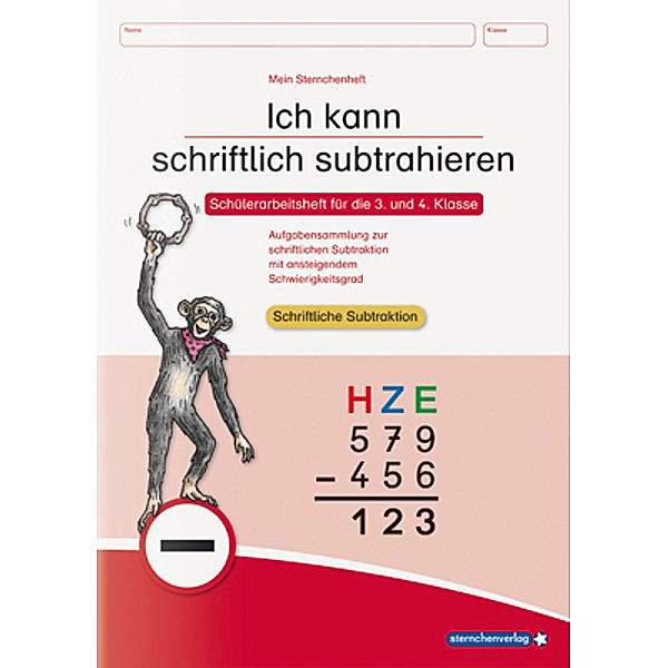 Ich kann schriftlich subtrahieren, Sternchenverlag, Katrin Langhans