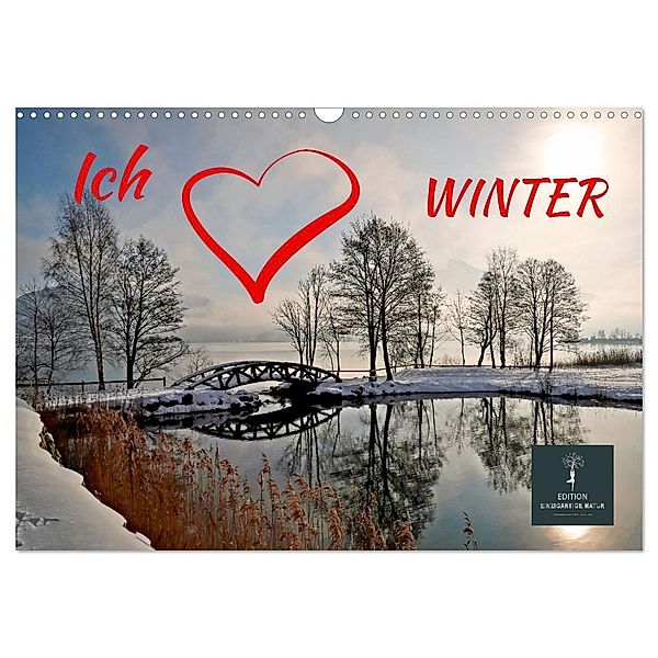 Ich liebe Winter (Wandkalender 2024 DIN A3 quer), CALVENDO Monatskalender, Peter Roder