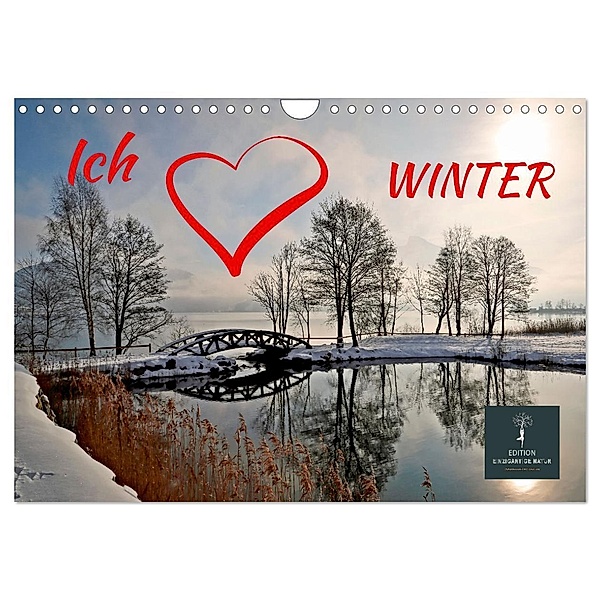 Ich liebe Winter (Wandkalender 2024 DIN A4 quer), CALVENDO Monatskalender, Peter Roder