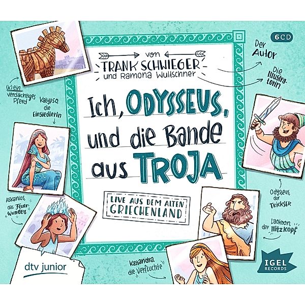 Ich, Odysseus, und die Bande aus Troja,6 Audio-CD, Frank Schwieger