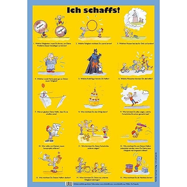 Ich schaff's-15-Schritte-Poster, Ben Furman, Thomas Hegemann