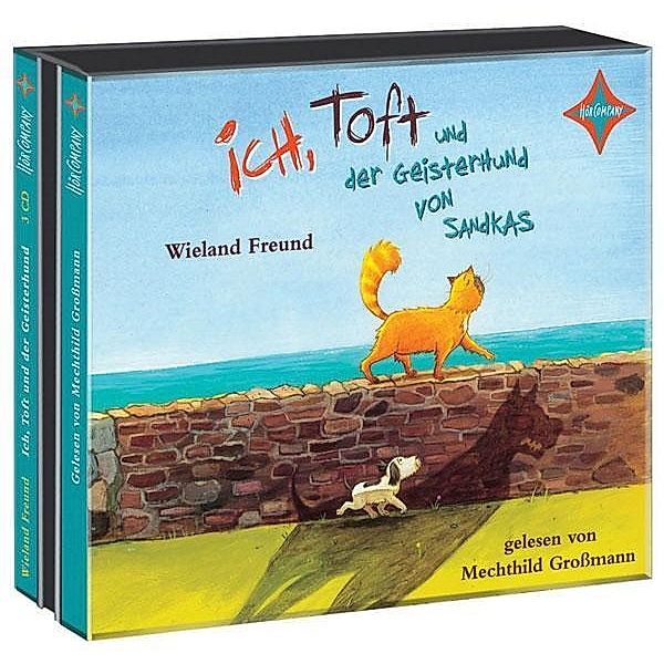 Ich, Toft und der Geisterhund von Sandkas, 2 Audio-CDs, Wieland Freund