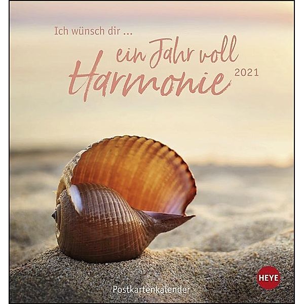 Ich wünsch' dir ... ein Jahr voll Harmonie Postkartenkalender 2020