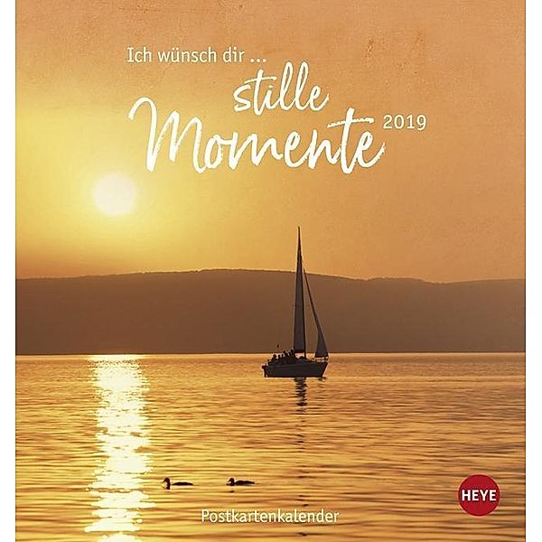 Ich wünsch' dir ... stille Momente Postkartenkalender 2019