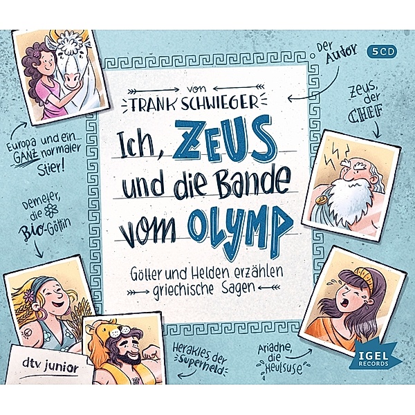 Ich, Zeus, und die Bande vom Olymp,5 Audio-CD, Frank Schwieger