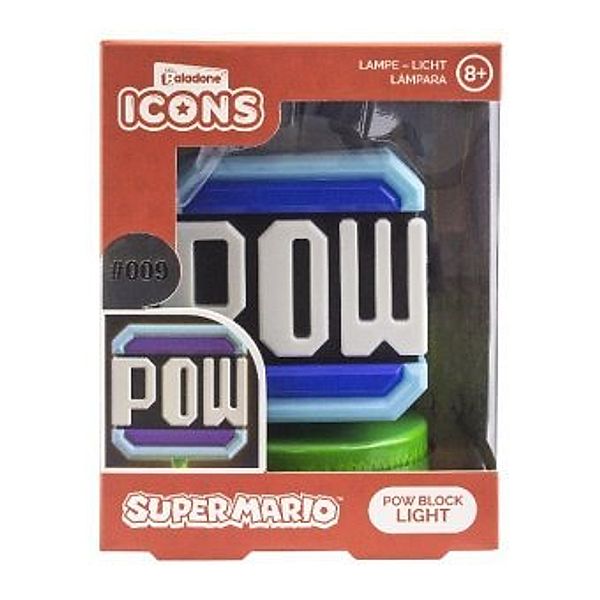 Icon Licht: Super Mario - Pow Block