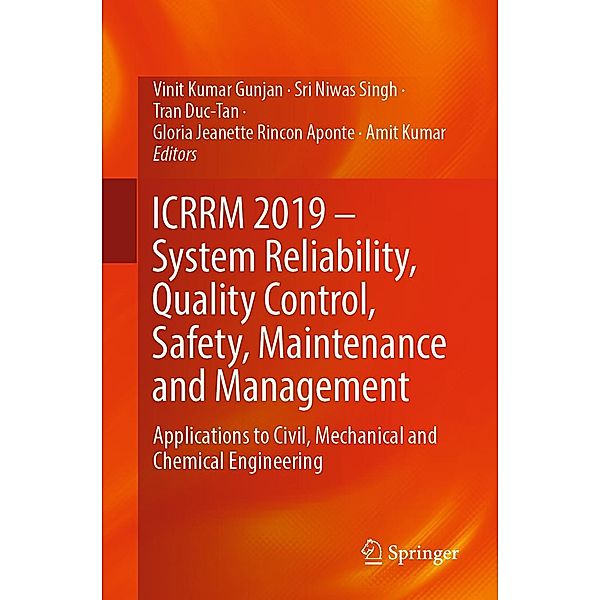 ICRRM 2019 - System Reliability, Quality Control, Safety, Maintenance and Management