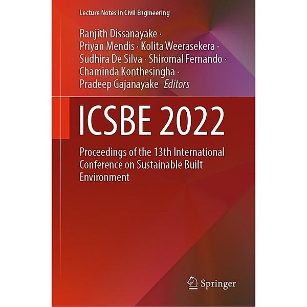 ICSBE 2022 / Lecture Notes in Civil Engineering Bd.362