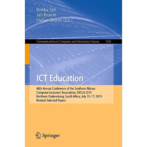 ICT Education / Communications in Computer and Information Science Bd.1136