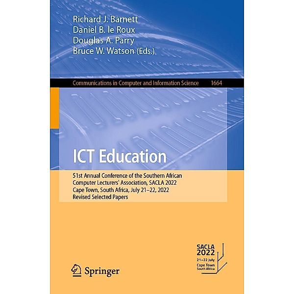 ICT Education / Communications in Computer and Information Science Bd.1664